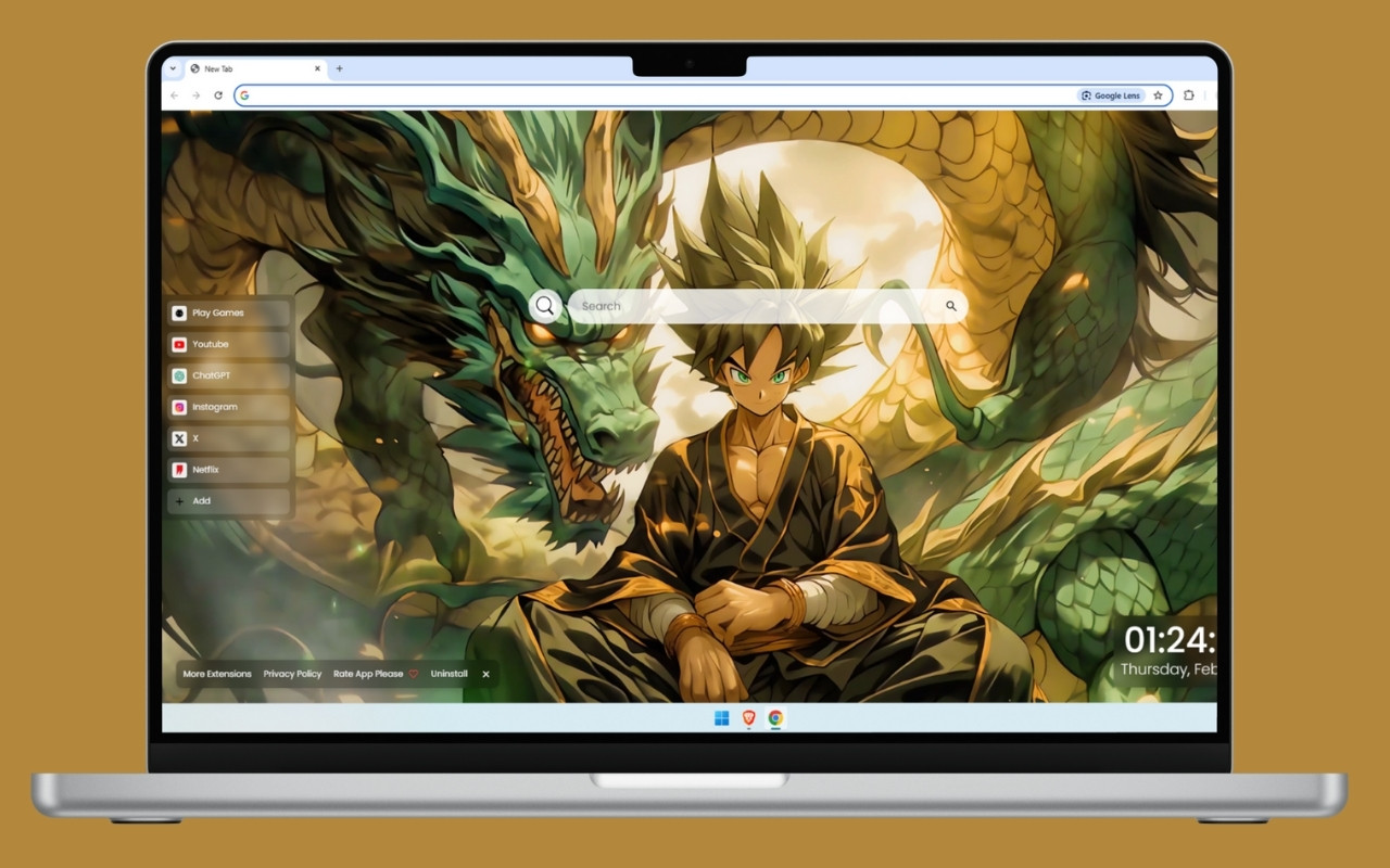 Goku and Shenron Live Wallpaper - 截图 3