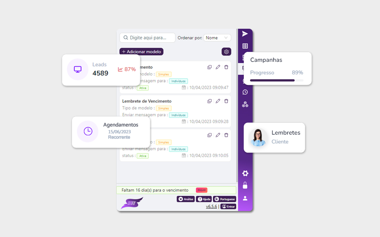 SutoFly: CRM para WhatsApp - 截图 1