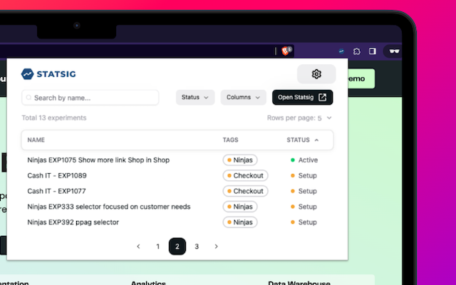 Statsig Features and Experimentation - 截图 5
