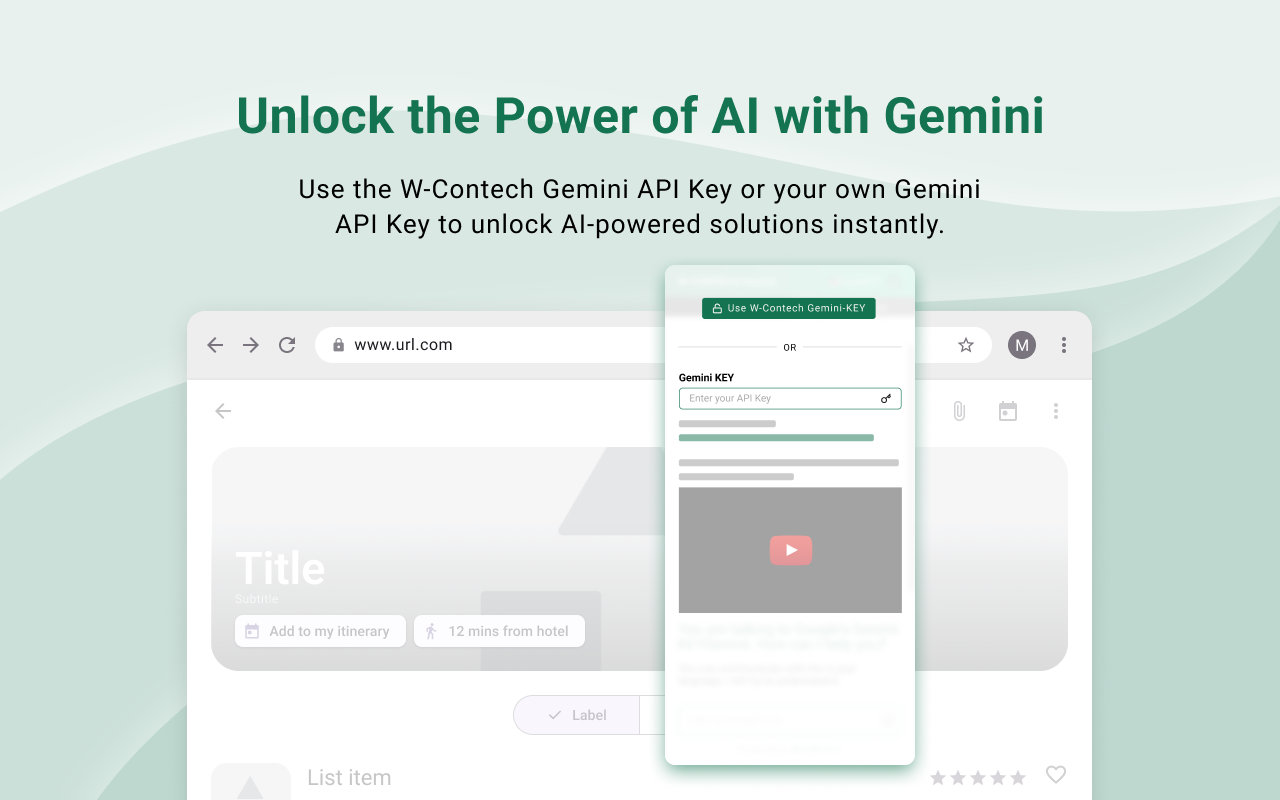 W-Contech Gemini Chat & Translate - 截图 4