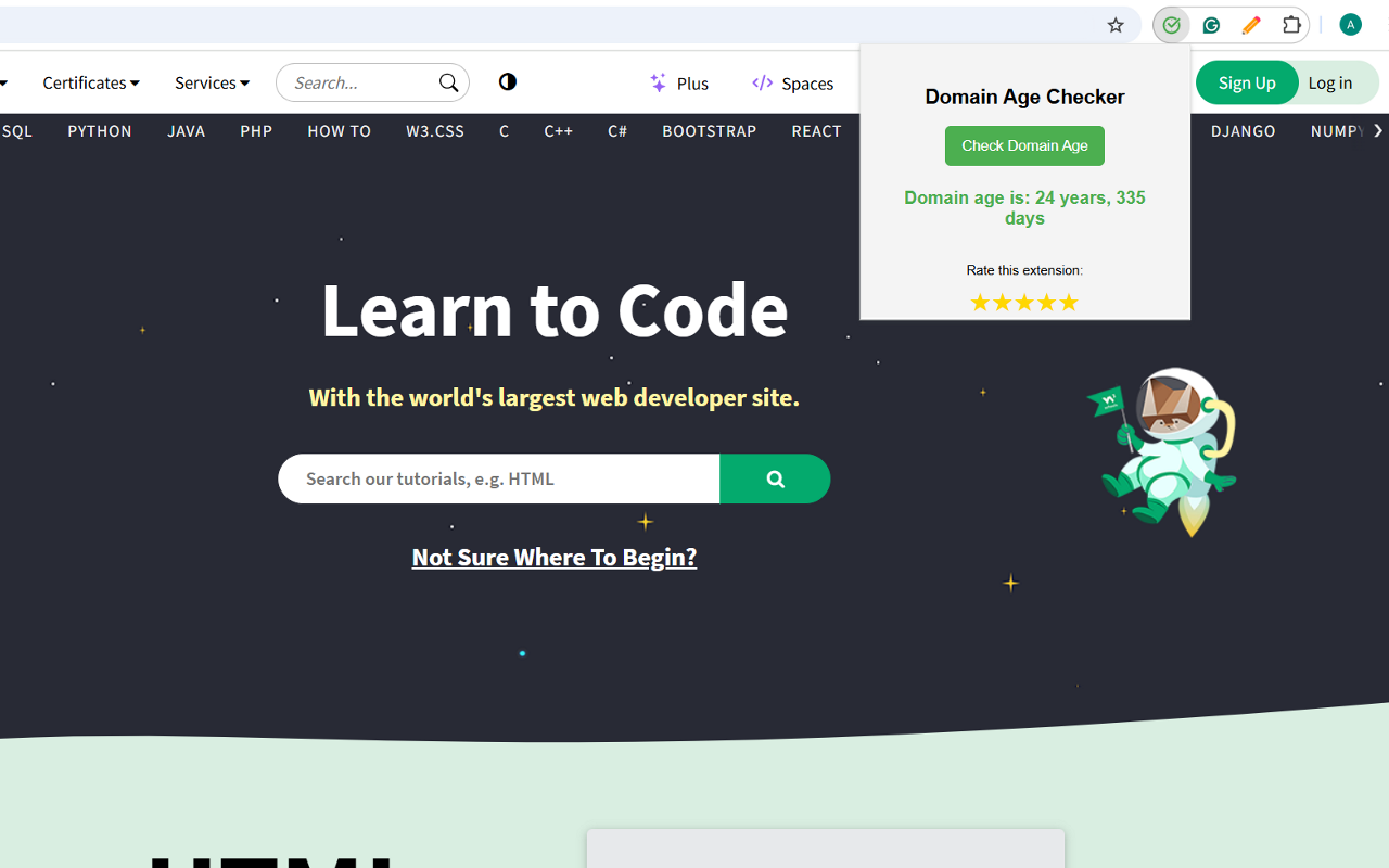Domain Age Checker - 100% Working & Checks Instantly - 截图 2