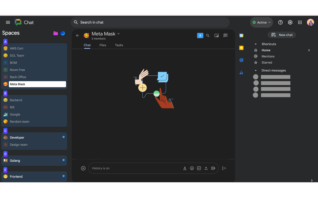 ChatExt - Google Chat theme - 截图 2