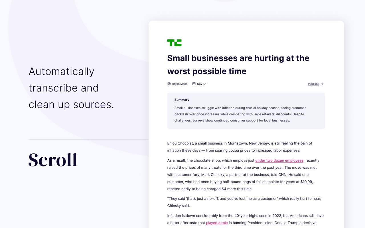 Scroll Web Clipper - 截图 3