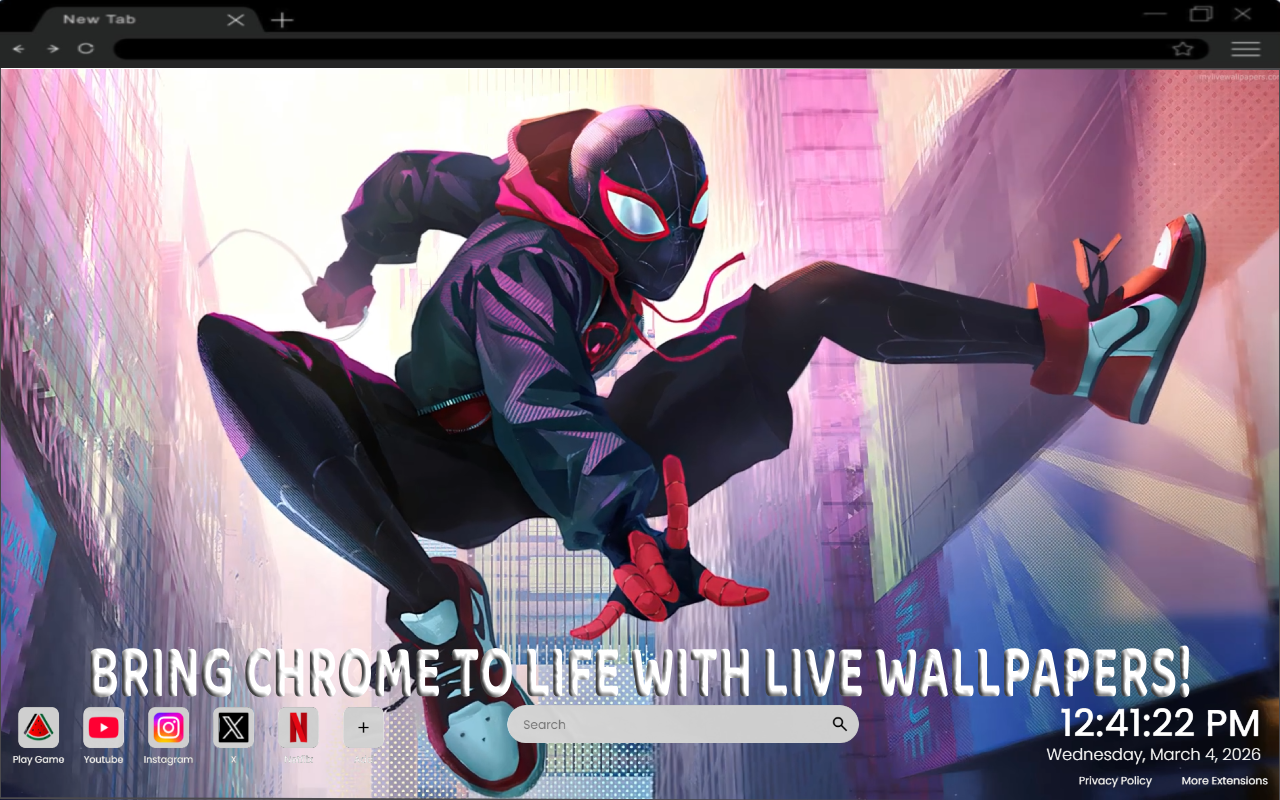 Spider-Man Miles Morales Live Wallpaper - 截图 2