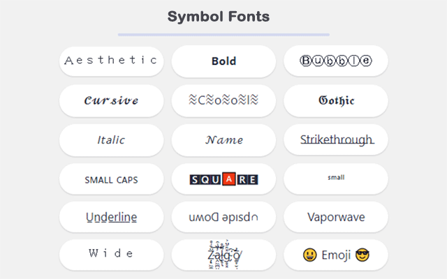Name to Symbols – Cool Font & Nickname Generator - 截图 2