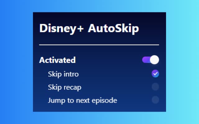 Disney+ AutoSkip - 截图 3