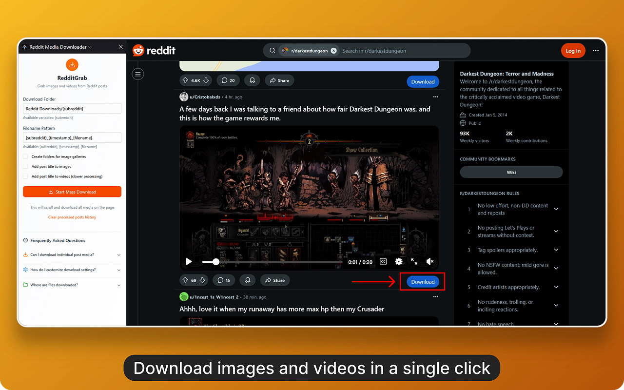 Downloader for Reddit - RedditGrab - 截图 3