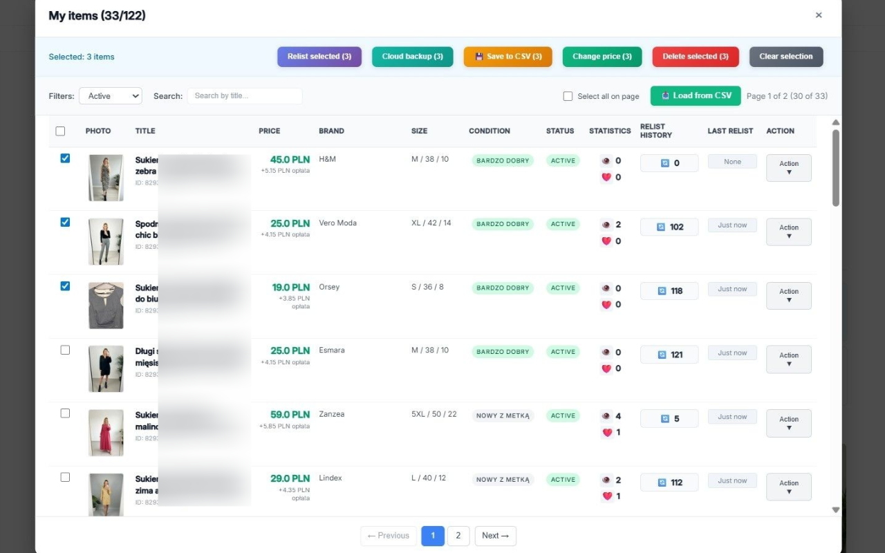 Selliqo.app - Vinted Sales Automation - 截图 2