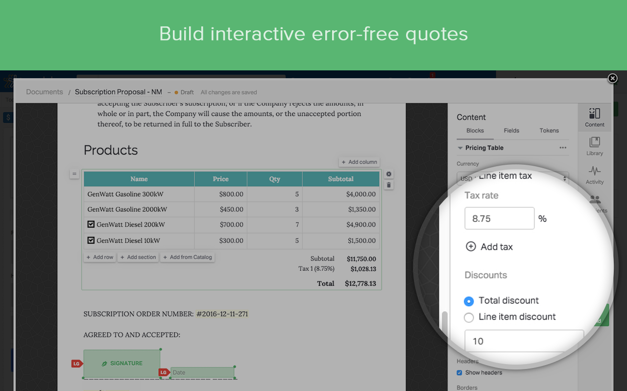 Documents Automation for Nimble CRM - 截图 2