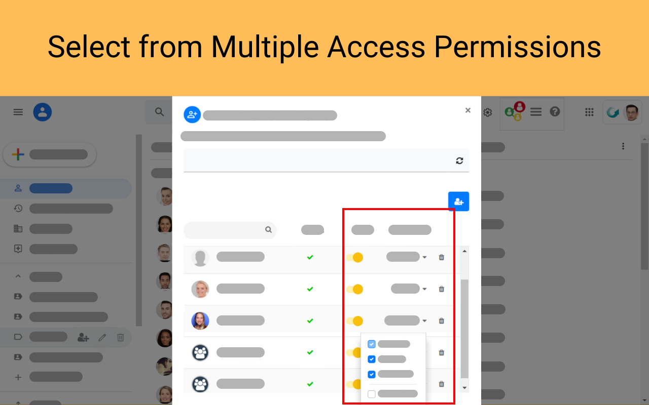 Share Google Contacts Plugin - 截图 4