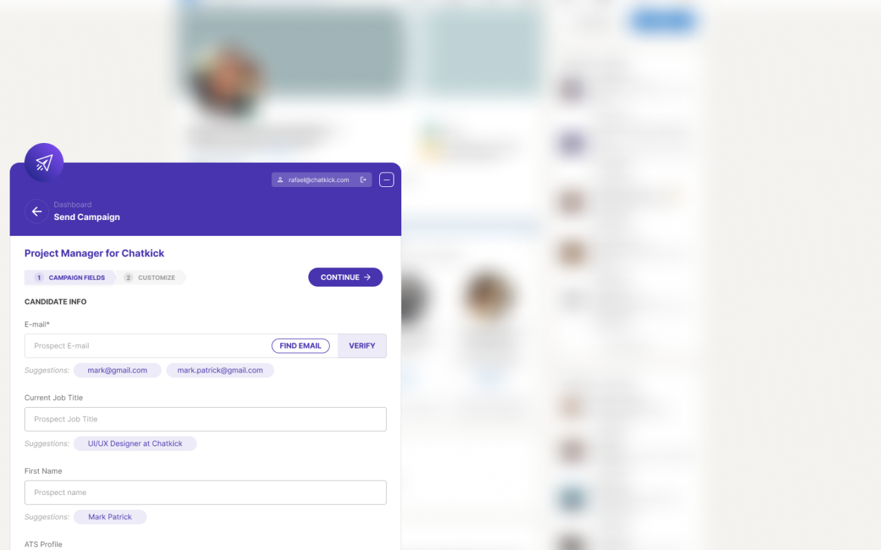 Talent CRM Source Extension - 截图 1