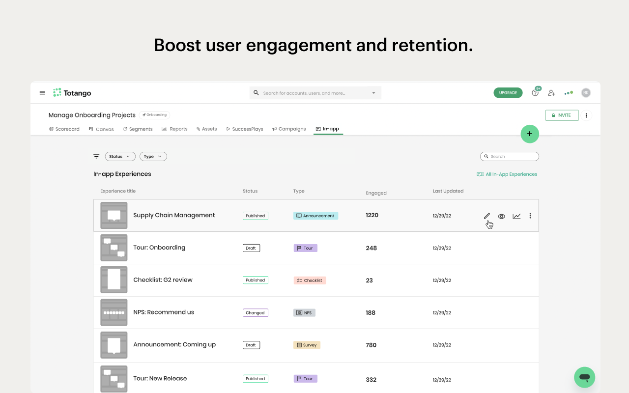 Totango In-App Builder (formerly Lou) - 截图 1