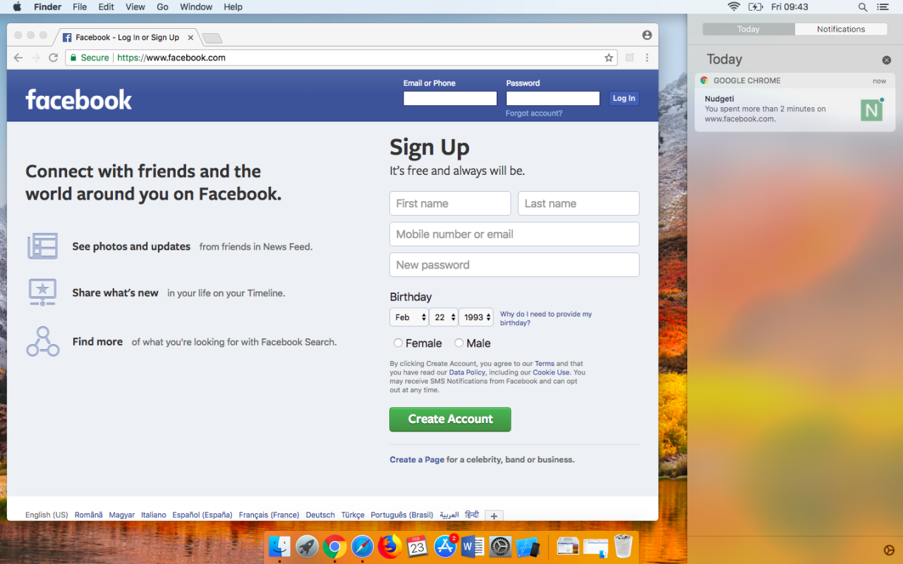 Nudgeti - Website Blocker Alternative - 截图 1