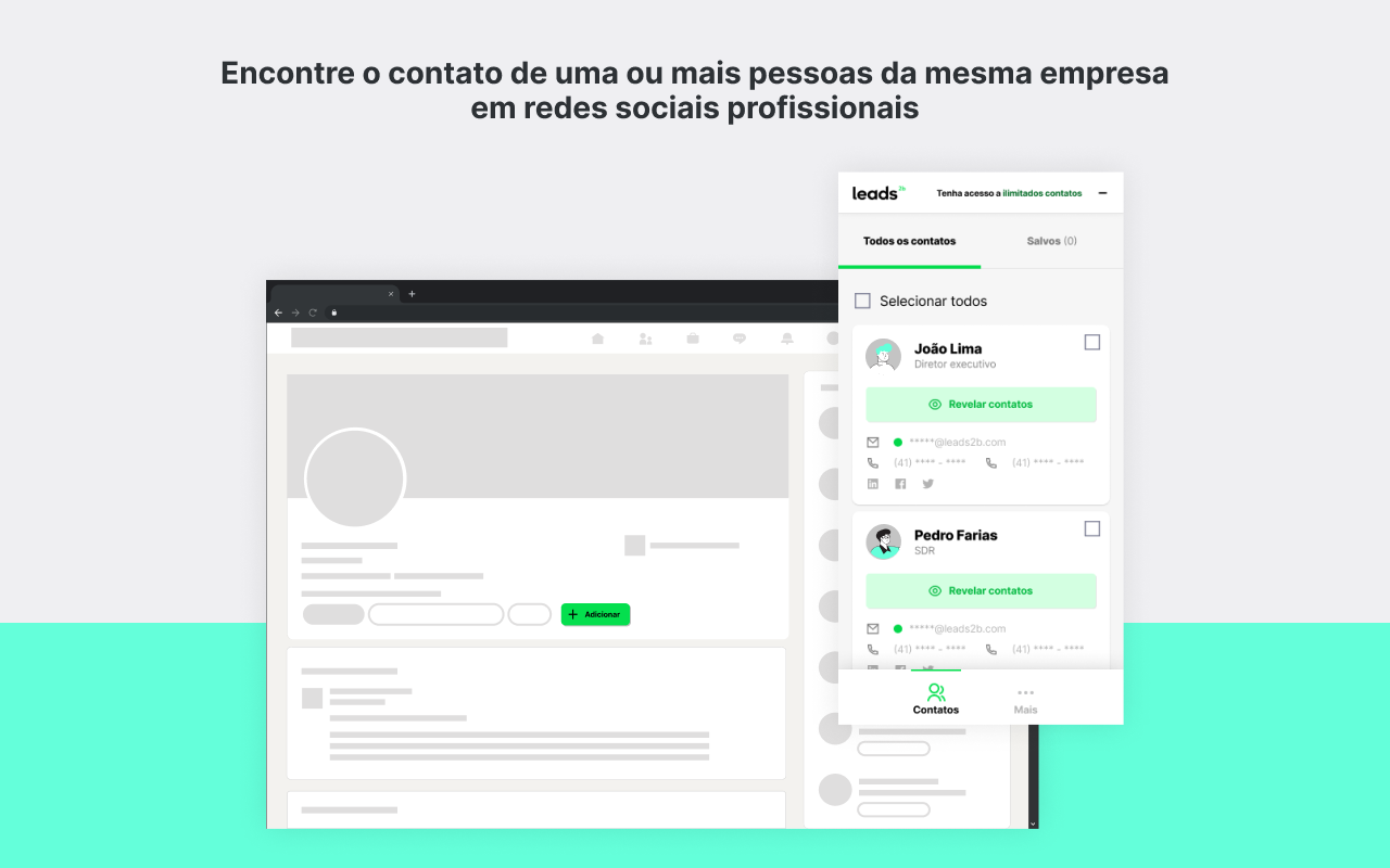 Leads2b - Busca de Contatos B2B - 截图 1