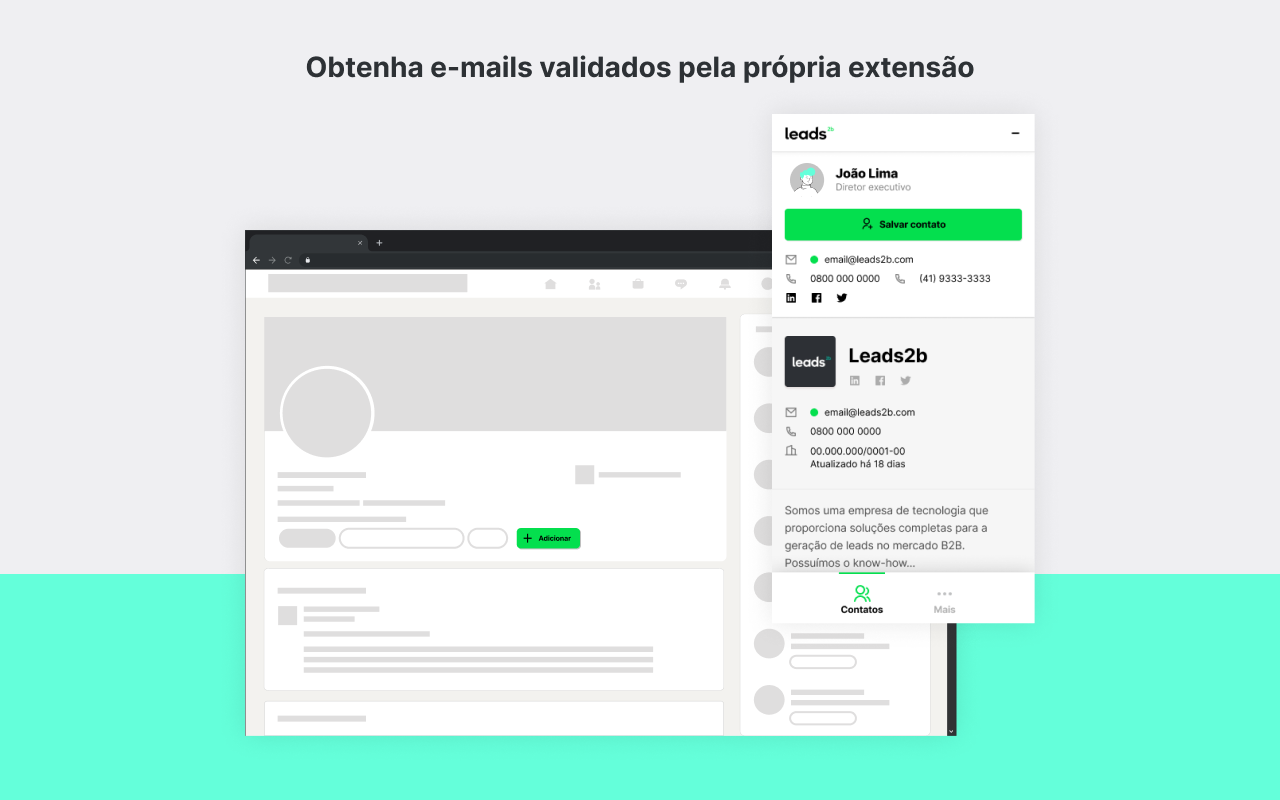 Leads2b - Busca de Contatos B2B - 截图 2