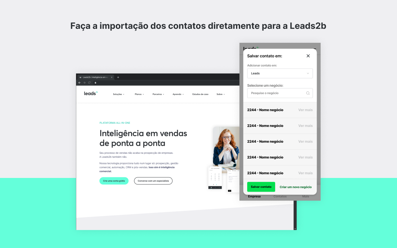 Leads2b - Busca de Contatos B2B - 截图 4