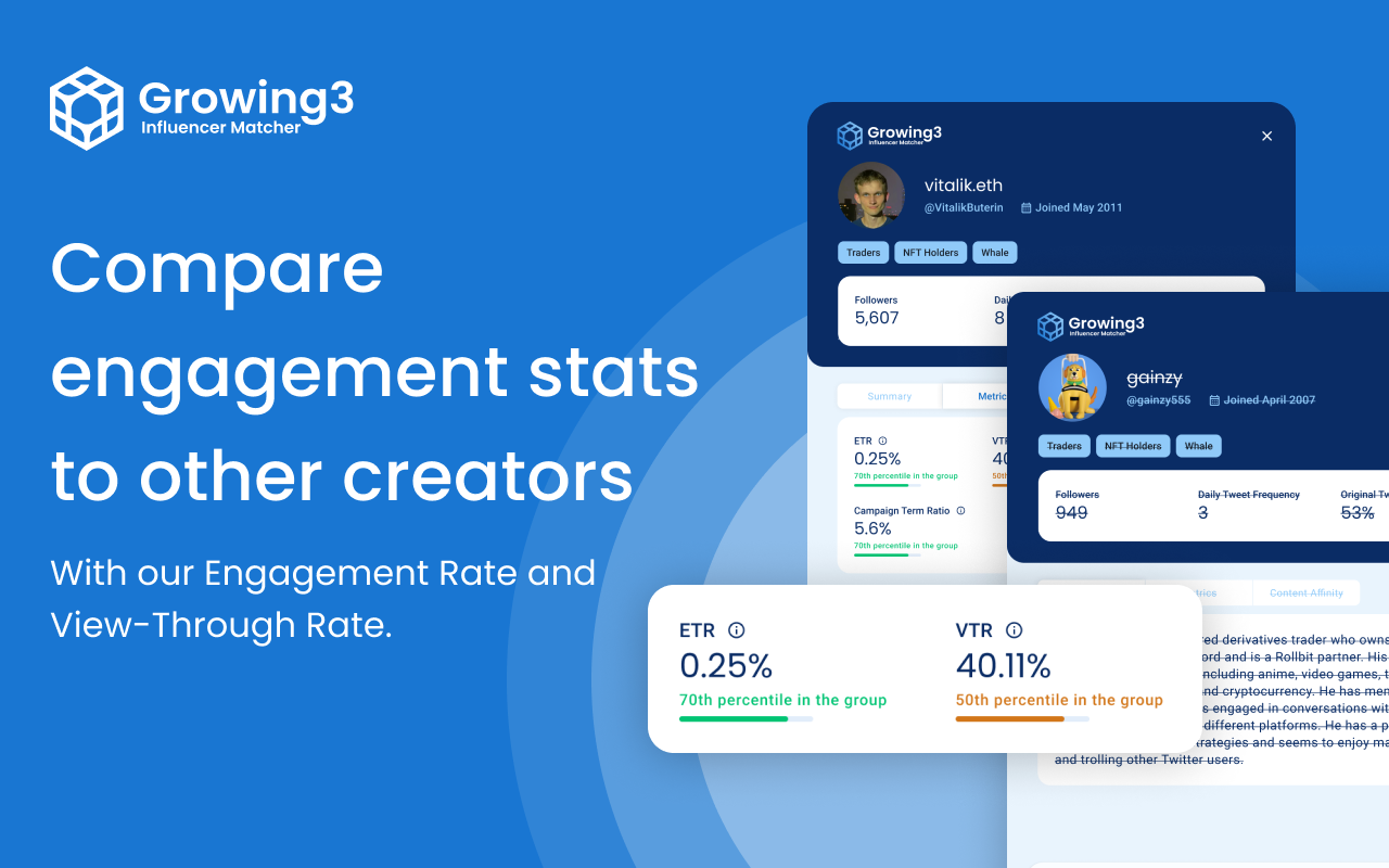 Growing3 - Web3 Influencer Marketing Tool - 截图 3
