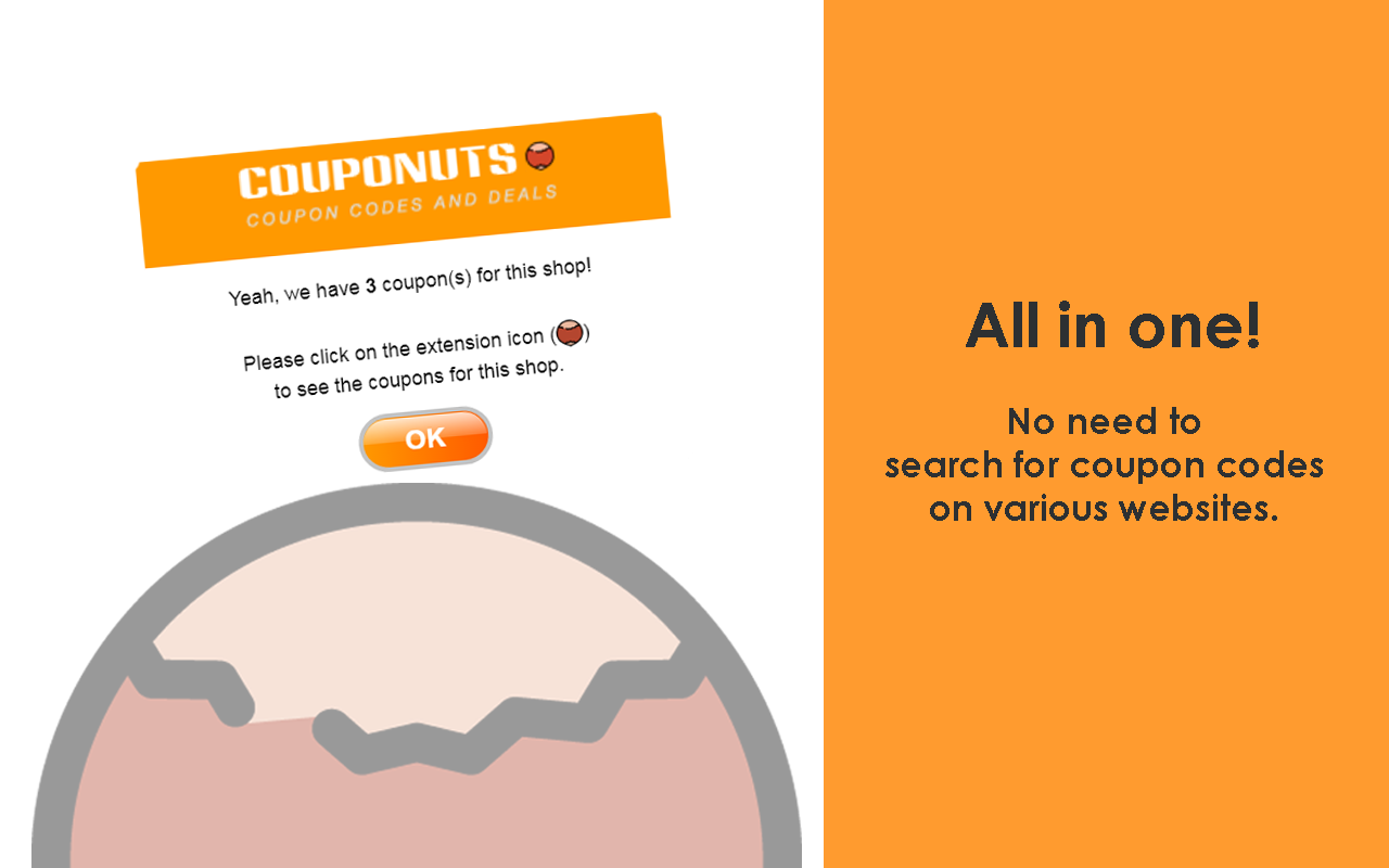 Couponuts - Automatic Coupon & Voucher finder - 截图 3