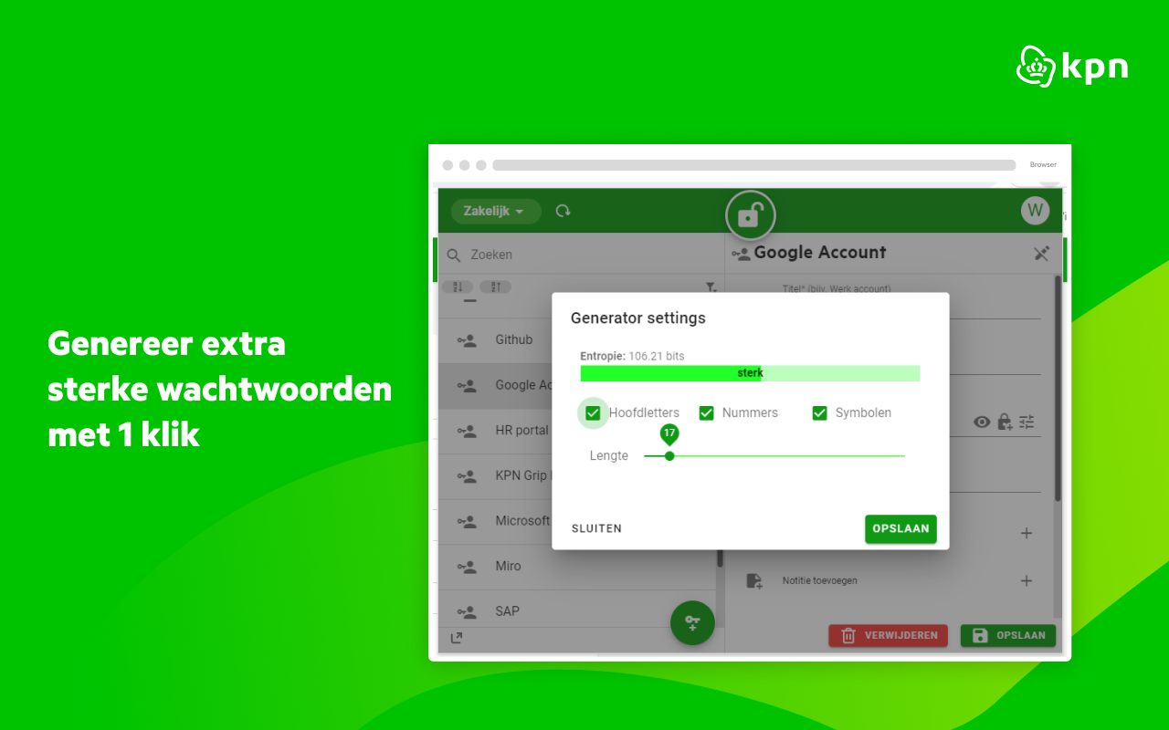 KPN Password Manager - 截图 4
