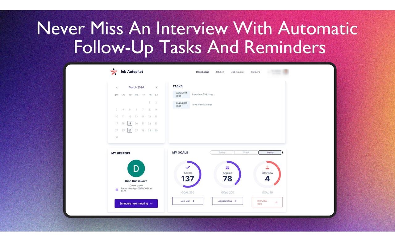 JobAutopilot - AI Resume Sender & Tracker - 截图 1
