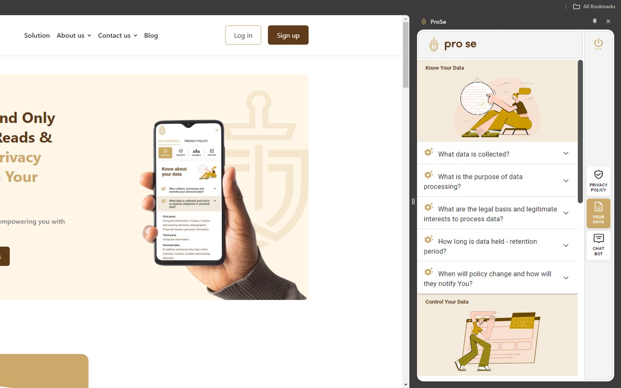 ProSe - Privacy Policy Analyzer - 截图 1
