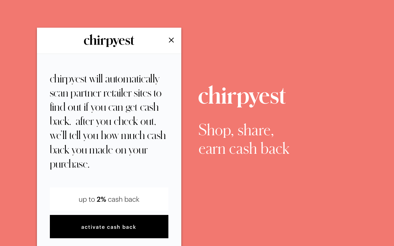 Chirpyest: Best Cash Back Shopping - 截图 2