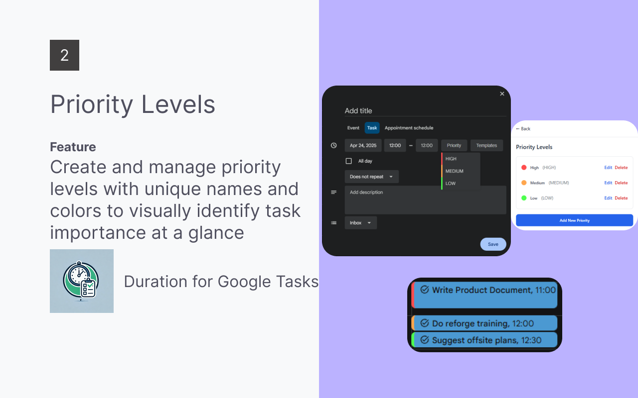 Duration for Google Tasks - 截图 2