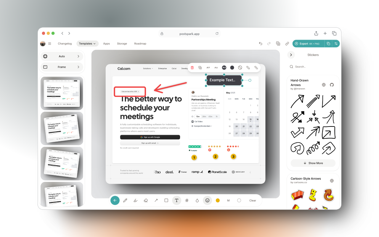 PostSpark - Beautiful Screenshots & Mockups - 截图 2