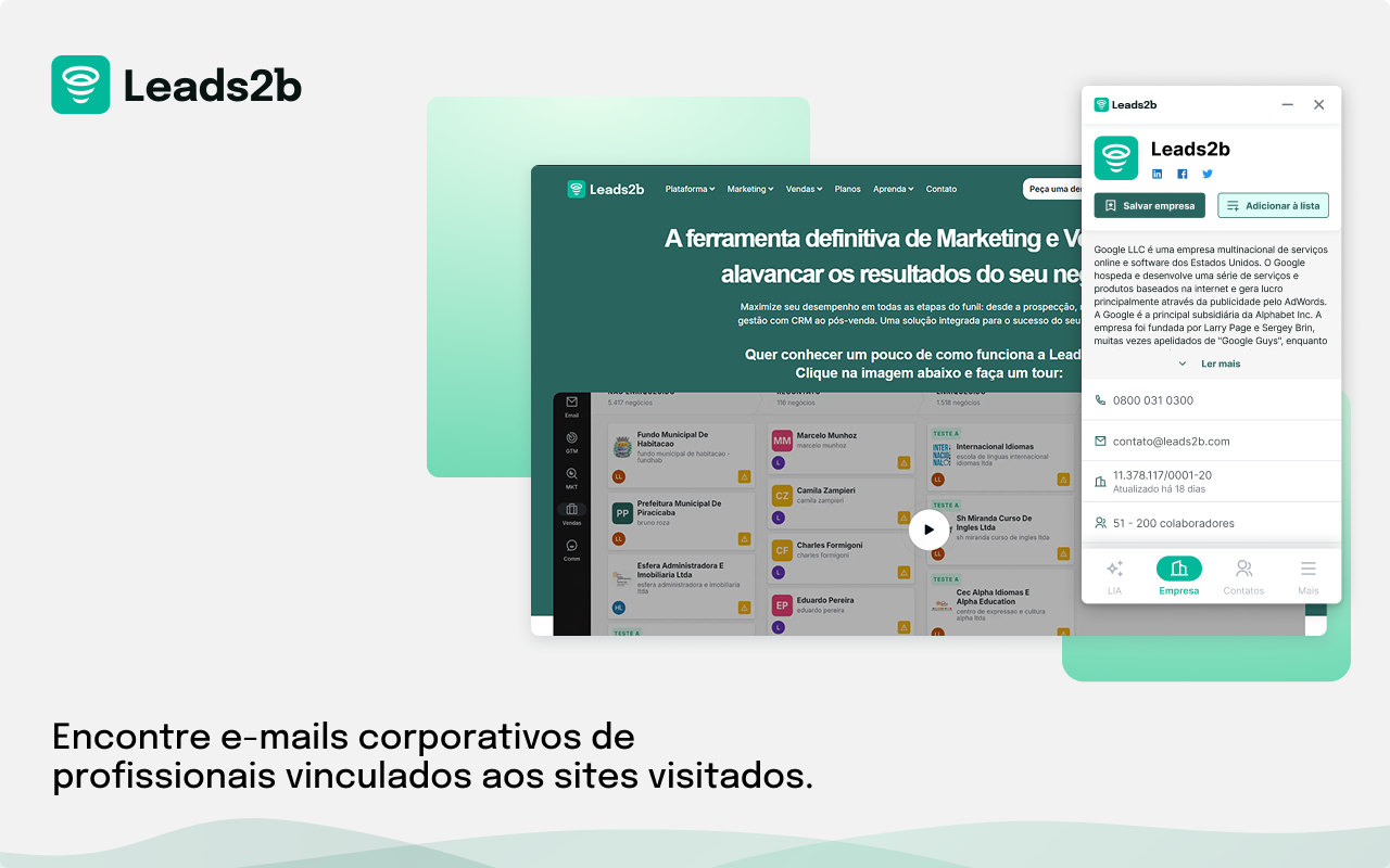 Leads2b - Busca de Contatos B2B - Stage - 截图 2