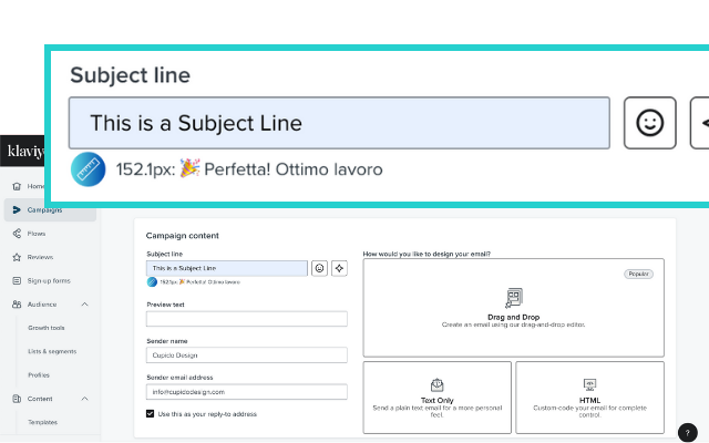 Subject Line Ruler by Loop - 截图 2