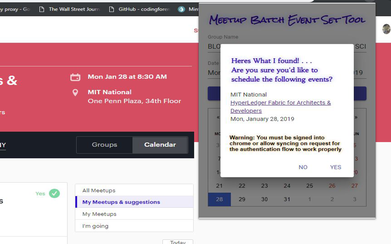 Meetup Batch-Event-Set Tool v2 - 截图 2