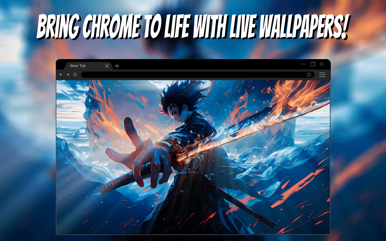 Tanjiro Kamado Live Wallpaper New Tab - 截图 2
