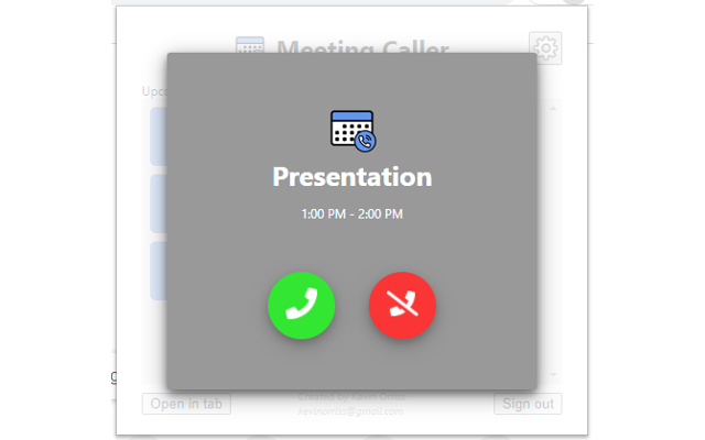 Meeting Caller - 截图 2