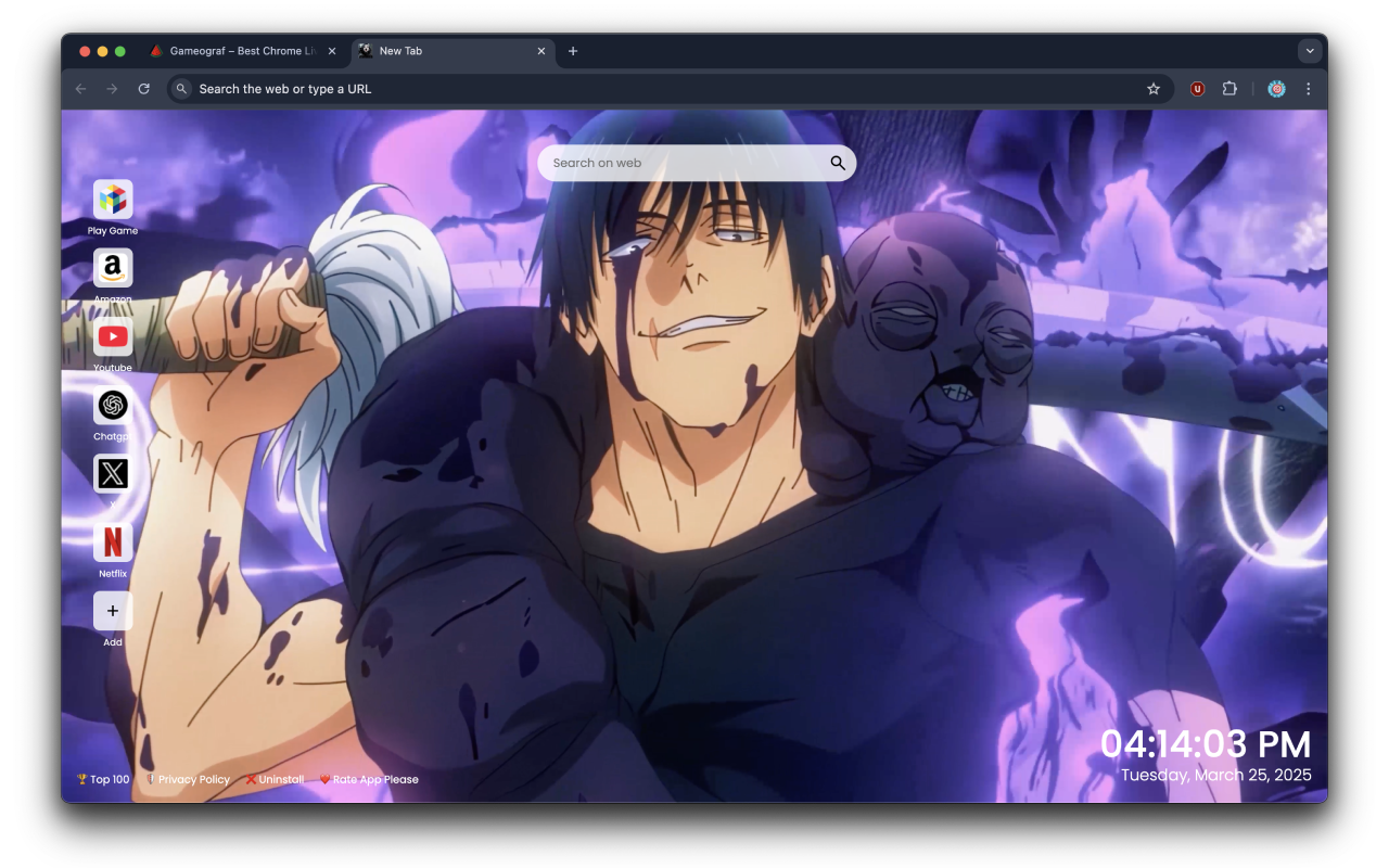 Toji Fushiguro Live Wallpaper - 截图 2