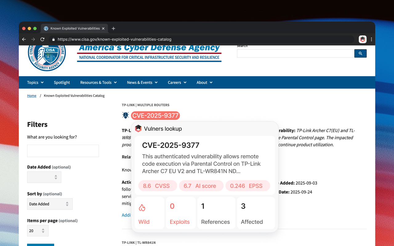 Vulners Lookup - 截图 5