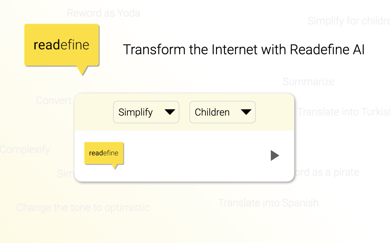 Readefine - Reword the Internet - 截图 5