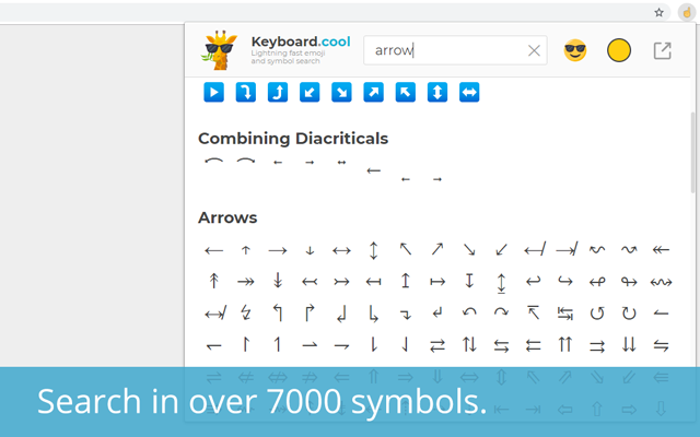 Keyboard.cool (keyboard.blade.sk) - emoji & symbol keyboard - 截图 2
