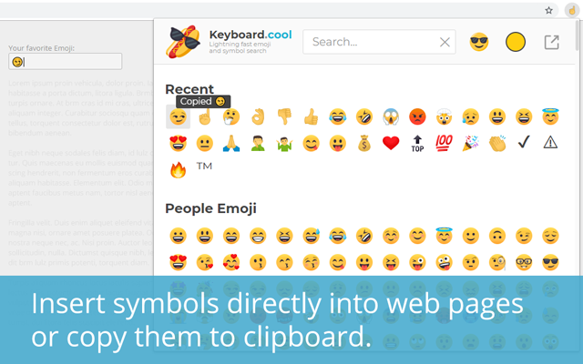 Keyboard.cool (keyboard.blade.sk) - emoji & symbol keyboard - 截图 4