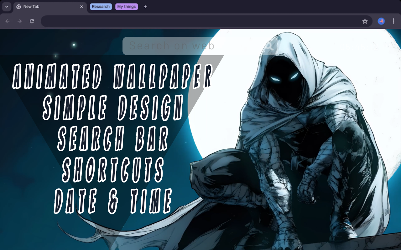 Moon Knight Live Wallpaper - 截图 2