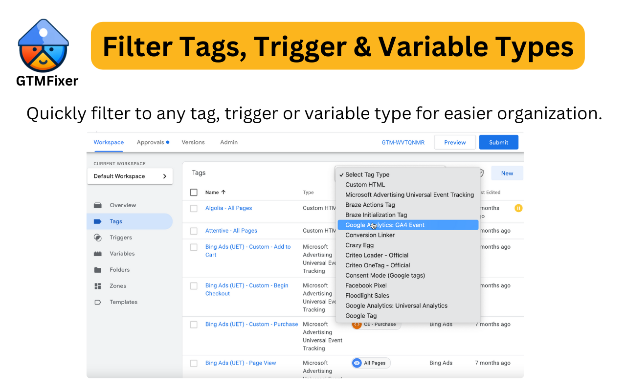 GTMFixer - Google Tag Manager Enhancements - 截图 2