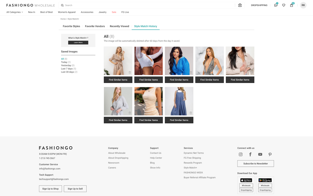 FASHIONGO Style Match+ - 截图 2
