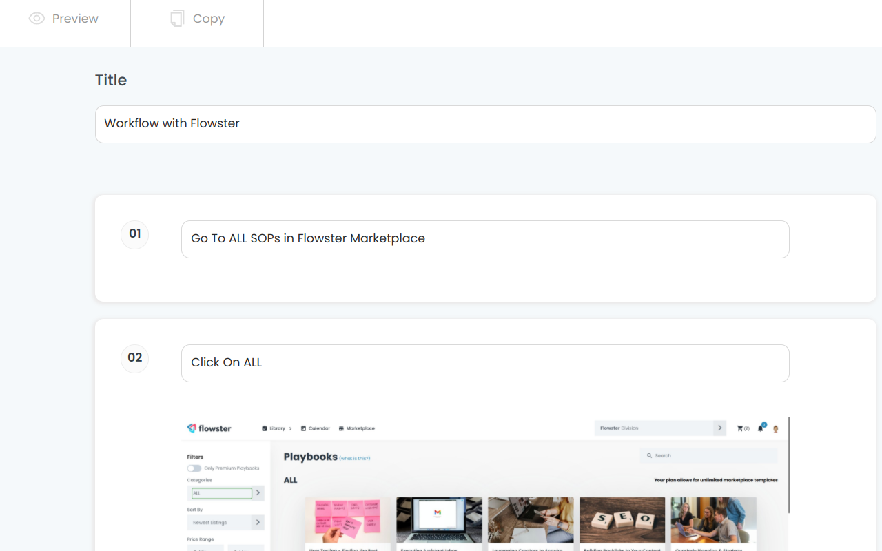 Flowster Capture: screenshots, training, SOPs - 截图 1