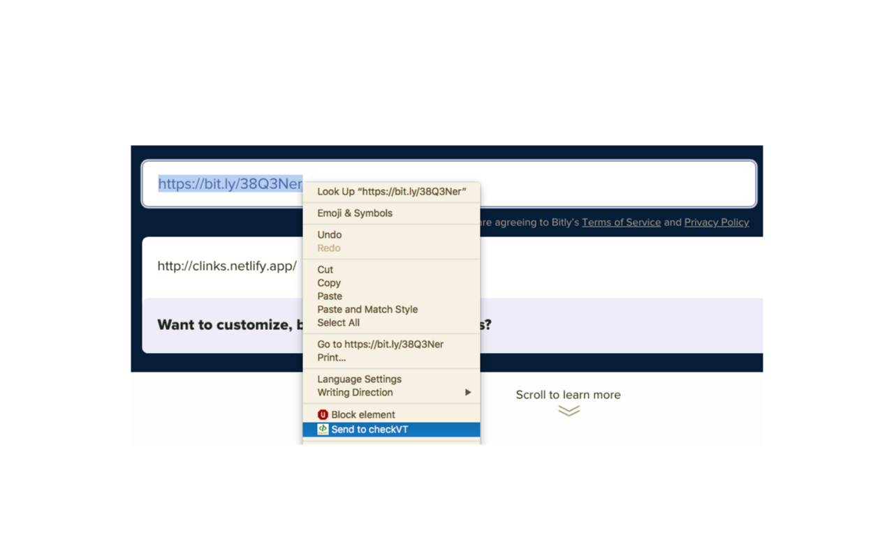 checkVT - Browser Security - 截图 4