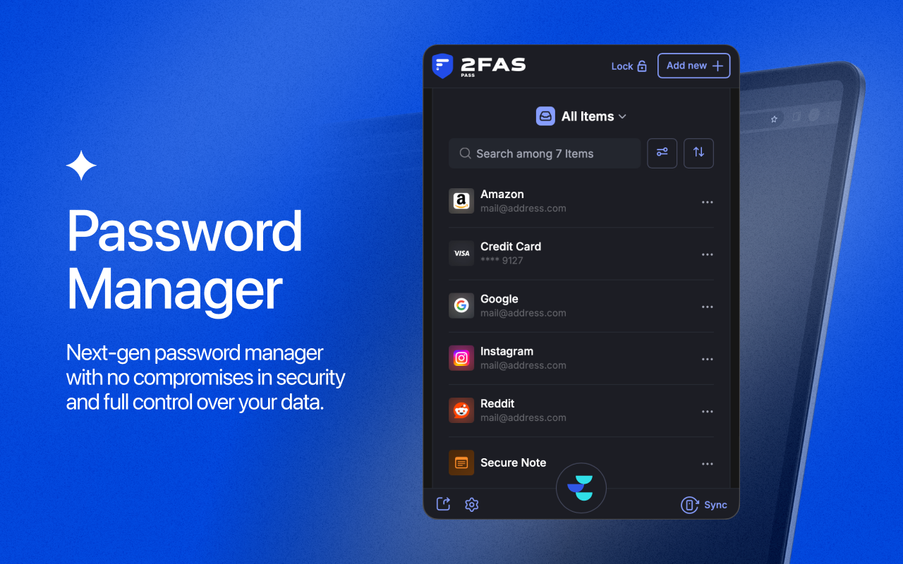 2FAS Pass Browser Extension - 截图 1