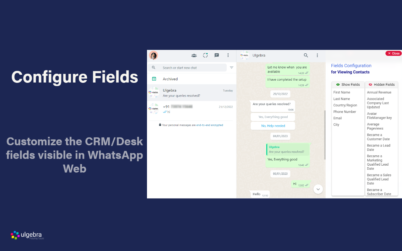 Ulgebra Lookup App for CRM/Desk - 截图 3