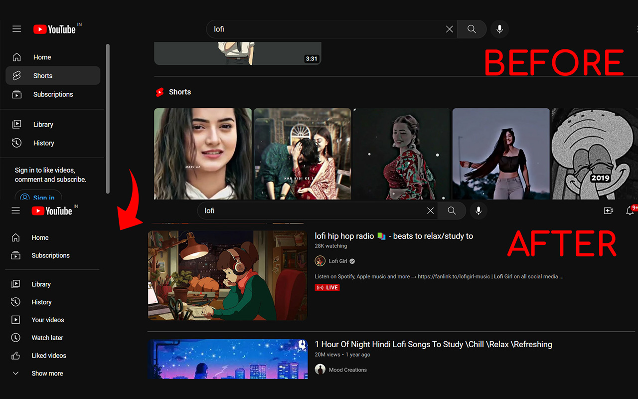Remove YouTube Shorts - 截图 4