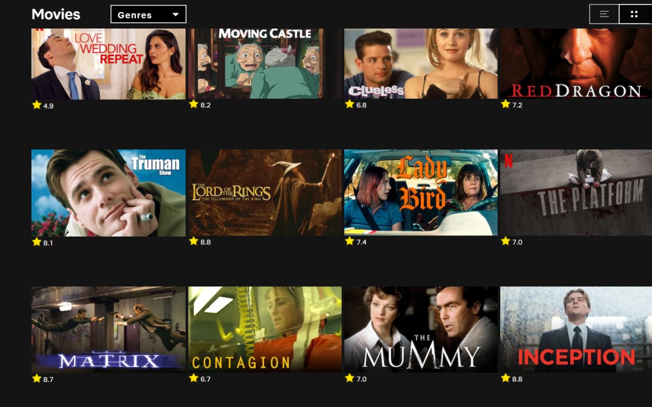 Netflix Rating - 截图 3