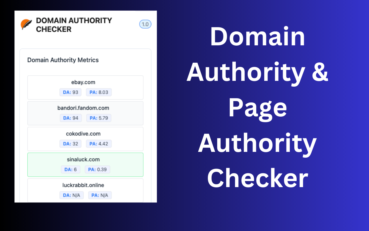 Domain Authority Checker - Google SERP - 截图 4