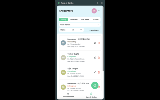 Aura AI Scribe - 截图 5