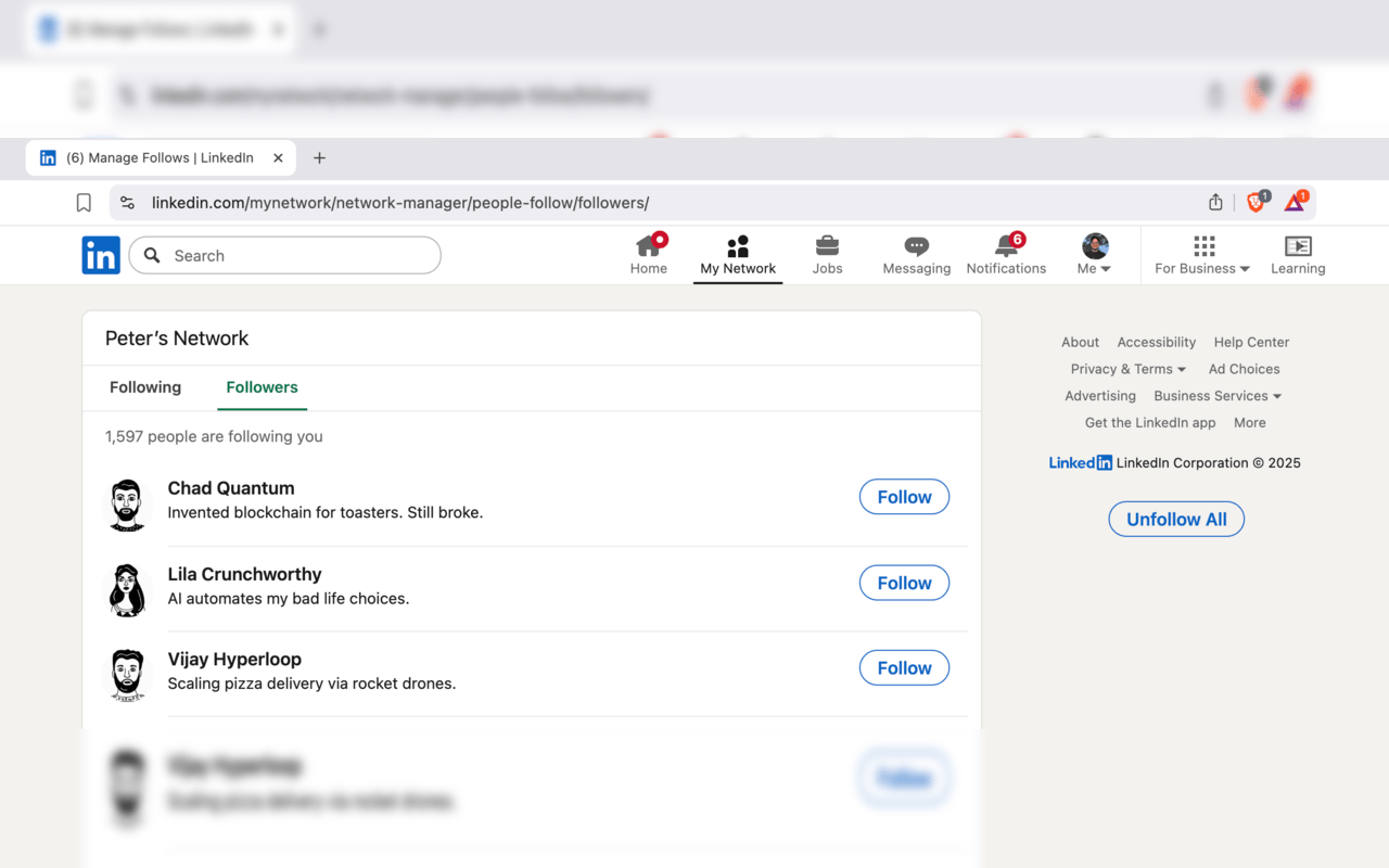 Linktra - LinkedIn Cleaner - 截图 1